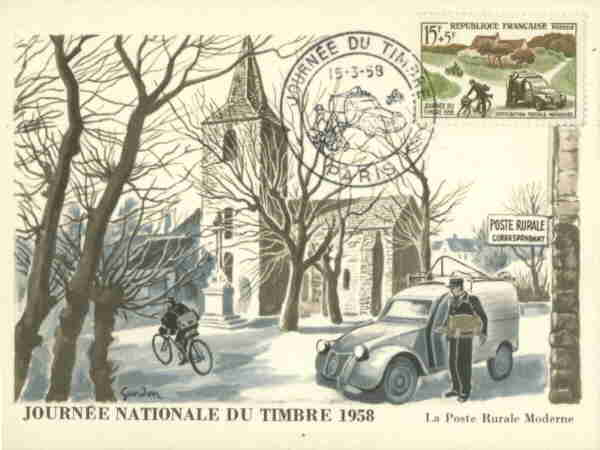 first day cover / enveloppe du premier jour, France 1958